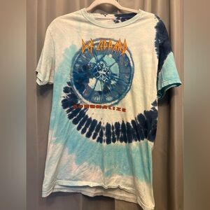 Def Leppard vintage Tye Dye Def Leppard Adrenalize Graphic T Shirt Size Small